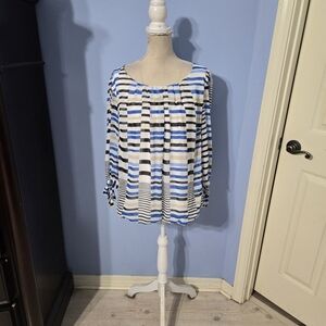 Sara Michelle Size 1x Womens Blouse